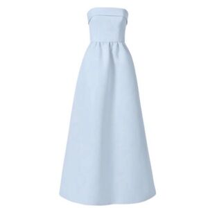 Amsale Rene Ice Blue Dress